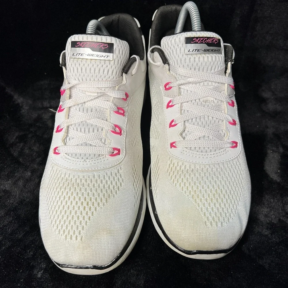 Skechers Flex Appeal 3.0 13474 WBHP Women's 10 Sneakers White Pink Running Shoes